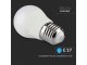 LED lámpa E27 (4.5W/180°) Kisgömb - FullColor (RGB+CCT - Smart Light mobilos)