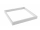 LED panel kiemelő, falonkívüli beépítőkeret (60x60x6.3cm) lapraszerelt, fehér