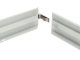 LED panel kiemelő, falonkívüli beépítőkeret (60x60x6.3cm) lapraszerelt, fehér