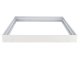 LED panel kiemelő, falonkívüli beépítőkeret (60x60x6.3cm) lapraszerelt, fehér
