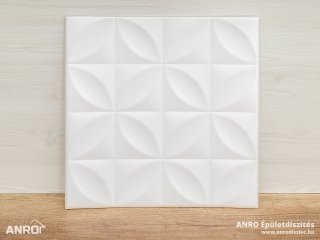 Polisztirol mennyezet burkolat, 4 mm vastag mennyezeti lap (50x50 cm) Classic