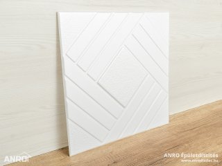 Polisztirol mennyezet burkolat, 4 mm vastag mennyezeti lap (50x50 cm) Wien