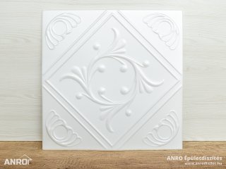 Polisztirol mennyezet burkolat, 4 mm vastag mennyezeti lap (50x50 cm) Shell