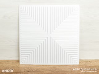 Polisztirol mennyezet burkolat, 4 mm vastag mennyezeti lap (50x50 cm) Strings