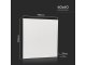 LED panel (595 x 595 mm) 25W - 180Lm/W, hideg fehér, Backlit, süllyeszthető