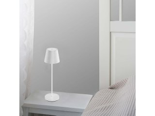 Asztali lámpa beépített LED fényforrással, érintős vezérléssel, tölthető (1.5W) meleg fehér, fehér