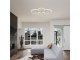Mennyezeti LED design lámpa (45W) Színhőmérséklet + fényerő állítás, távirányítós