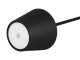 Asztali lámpa beépített LED fényforrással, érintős vezérléssel, tölthető (1.5W) meleg fehér, fekete