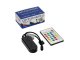 Smart RGB+CCT vezérlő 24 gombos távirányítóval Full color LED szalagokhoz, fekete