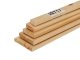 Gyalult fa négyszögléc - fa barkácsléc, skandináv fenyőből (10x45mm) II. osztály
