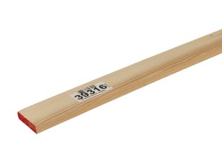 Gyalult fa négyszögléc - fa barkácsléc, skandináv fenyőből (10x45mm) II. osztály