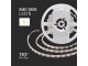 LED szalag beltéri 2835-48, lencsével (24 Volt) - meleg fehér, 80lm/W