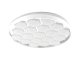 Mennyezeti DESIGN LED lámpa, kör alakú, méhkas minta, (30W/60W), távirányítóval, állítható színhőmérséklet
