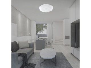 Mennyezeti DESIGN LED lámpa, hatszög, virág alakú (30W/60W), távirányítóval, állítható színhőmérséklet