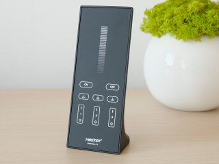 Y1, Group Control Dimmer LED szalag fényerő szabályzó távirányító, Y1: elemes, fekete