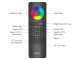 C5 Group Control RGB+CCT LED csoport (zóna) távirányító LED szalaghoz, fekete