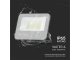 CW+RGB LED reflektor távirányítóval (30W/2310 lm) hideg fehér és színes fény, dimmelés, fényjátékok