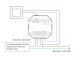 TRI-C1WR, Triac dimmer fényerőszabályzó vezérlő (100-240V - 1.36A), Wi-Fi