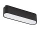 LiTrack mágneses sínes LED lámpa, fekete - 6W (120°) természetes fehér, 24 Volt