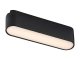 LiTrack mágneses sínes LED lámpa, fekete - 6W (120°) meleg fehér, 24 Volt