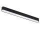 LiTrack mágneses sínes LED lámpa, fekete - 16W (120°) természetes fehér, 24 Volt