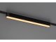 LiTrack  mágneses sínes LED lámpa, fekete - 13W (120°) változtatható színhőmérséklet, wifis vezérlés, 24 Volt