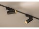LiTrack mágneses sínes LED lámpa, fekete - 10W (24°) meleg fehér, 24 Volt