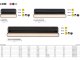 LiTrack mágneses sínes LED lámpa, fekete - 7W (120°) változtatható színhőmérséklet, wifis vezérlés, 24 Volt