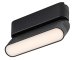 LiTrack mágneses sínes LED lámpa, fekete - 6W (120°) meleg fehér, 24 Volt