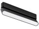 LiTrack mágneses sínes LED lámpa, fekete - 7W (120°) változtatható színhőmérséklet, wifis vezérlés, 24 Volt