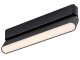 LiTrack mágneses sínes LED lámpa, fekete - 7W (120°) változtatható színhőmérséklet, wifis vezérlés, 24 Volt