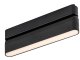 LiTrack mágneses sínes LED lámpa, fekete - 7W (120°) változtatható színhőmérséklet, wifis vezérlés, 24 Volt