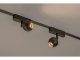LiTrack mágneses sínes LED lámpa, fekete - 5W (24°) meleg fehér, 24 Volt