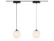 LiTrack mágneses sínes LED lámpa, fekete - 5W (120°) változtatható színhőmérséklet, wifis vezérlés, 24 Volt