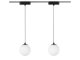 LiTrack mágneses sínes LED lámpa, fekete - 5W (120°) változtatható színhőmérséklet, wifis vezérlés, 24 Volt