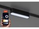LiTrack mágneses sínes LED lámpa, fekete - 4W (120°) változtatható színhőmérséklet, wifis vezérlés, 24 Volt