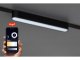 LiTrack mágneses sínes LED lámpa, fekete - 7W (120°) változtatható színhőmérséklet, wifis vezérlés, 24 Volt