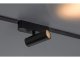 LiTrack mágneses sínes LED lámpa, fekete - 5W (24°) változtatható színhőmérséklet, wifis vezérlés, 24 Volt