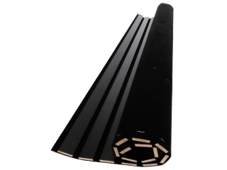 - Fa hatású, hangszigetelő lamella falburkolat, hajlítható filc hátlappal (60 cm x 90 cm x 0.9 cm) -  Fekete