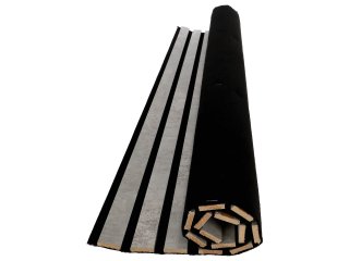 - Fa hatású, hangszigetelő lamella falburkolat, hajlítható filc hátlappal (60 cm x 90 cm x 0.9 cm) - világosszürke beton