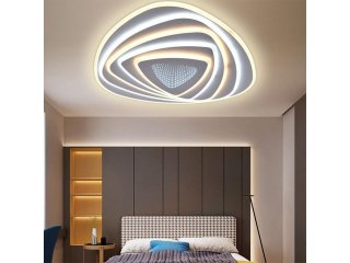 Mennyezeti LED design lámpa: J1318/W (130W) - színhőmérséklet és fényerő szabályzás!