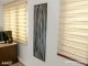 - Fali dekorpanel, függőleges hullám minta, 50x150 cm, 3 mm HDF - Antracit