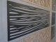 - Fali dekorpanel, függőleges hullám minta, 50x150 cm, 3 mm HDF - Antracit