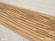 - Fali dekorpanel, függőleges hullám minta, 50x150 cm, 3 mm HDF - Antracit