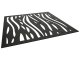 - Fali dekorpanel, hullám minta, 50x50 cm x 4 darab, 3 mm HDF - Antracit