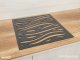 - Fali dekorpanel, hullám minta, 50x50 cm x 4 darab, 3 mm HDF - Antracit