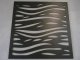 - Fali dekorpanel, hullám minta, 50x50 cm x 4 darab, 3 mm HDF - Antracit