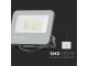 Pro LED reflektor, fekete ház (30W/4800lm) 160lm/W - természetes fehér