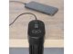 Asztalra szerelhető elosztó 3 darab aljzattal, 2 USB + 1 USB-C, PD 20W gyorstöltéssel (földelt) hosszabbító, fekete, 1.5 m vezet