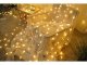 Mini gömb kültéri LED karácsonyi fényfüzér, (10m/100 LED) extra meleg fehér, 8 világítási mód